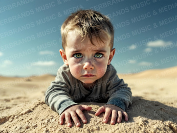 Stockfoto: Kind im Krieg