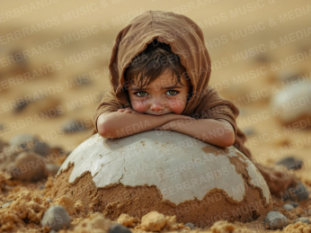 Stockfoto: Kind im Krieg