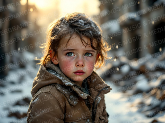 Stockfoto: Kind im Krieg