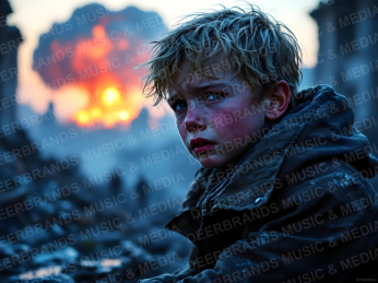 Stockfoto: Kind im Krieg